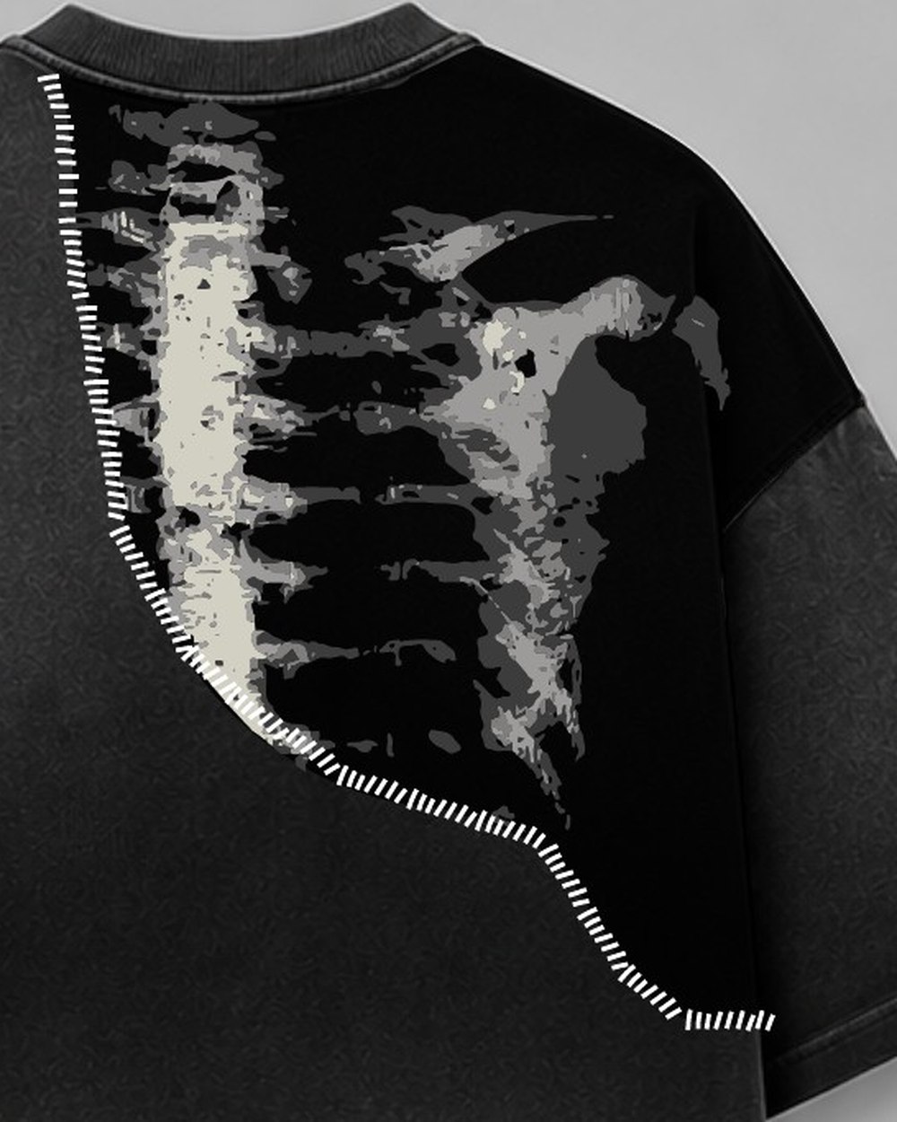 Ribcage back print