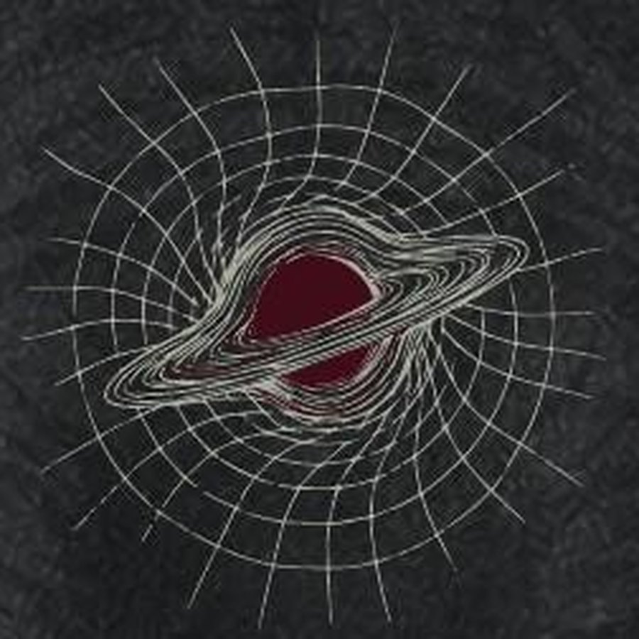 Wireframe planet chest print